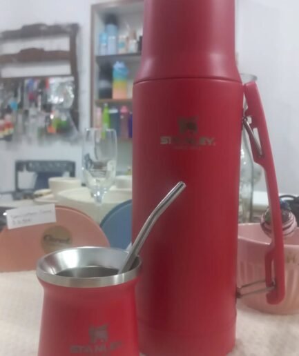 Set Termo Sanley + mate y bombilla